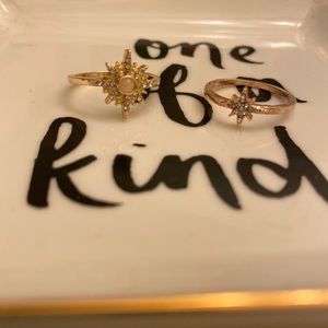 Shinning star 🌟 Ring set